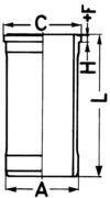 KOLBENSCHMIDT 89568110 Cylinder Sleeve