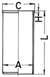KOLBENSCHMIDT 89823190 Cylinder Sleeve