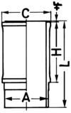 Cylinder Sleeve KOLBENSCHMIDT 89844110
