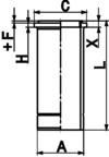 KOLBENSCHMIDT 89846110 Cylinder Sleeve