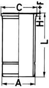 KOLBENSCHMIDT 89879110 Cylinder Sleeve