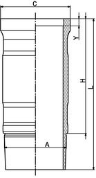 KOLBENSCHMIDT 89901110 Cylinder Sleeve