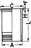 KOLBENSCHMIDT 89902110 Cylinder Sleeve