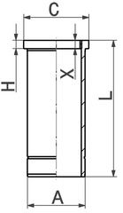 Cylinder Sleeve KOLBENSCHMIDT 89920110