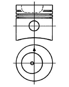 Piston KOLBENSCHMIDT 90031600