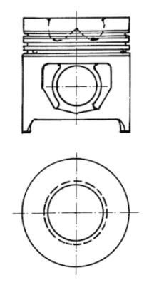 Piston KOLBENSCHMIDT 90158700
