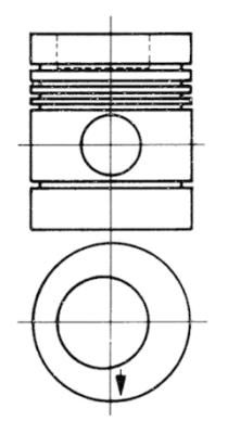 Piston KOLBENSCHMIDT 90274840