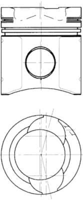 KOLBENSCHMIDT 90578600 Piston