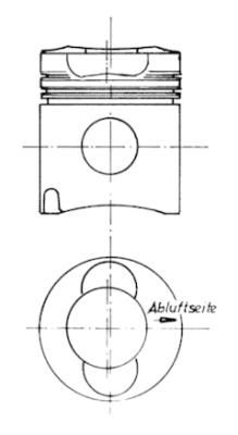 Piston KOLBENSCHMIDT 90669600