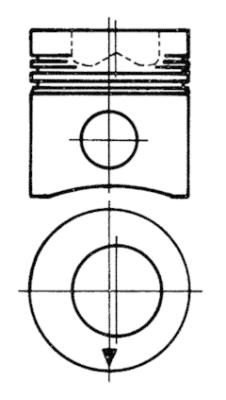 KOLBENSCHMIDT 90730600 Piston