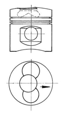 KOLBENSCHMIDT 90915700 Piston