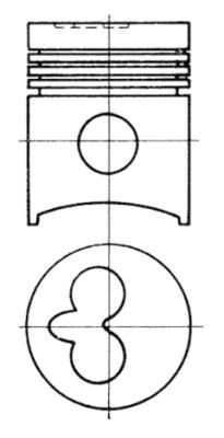 KOLBENSCHMIDT 91007600 Piston