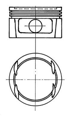 KOLBENSCHMIDT 91023710 Piston