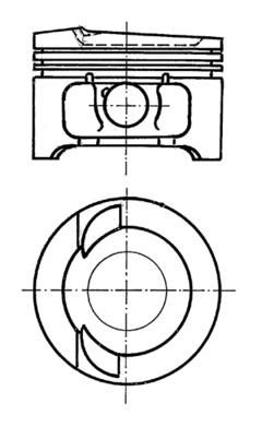 KOLBENSCHMIDT 91033620 Piston