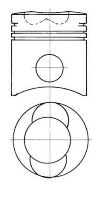 KOLBENSCHMIDT 91043700 Piston