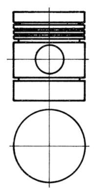 Piston KOLBENSCHMIDT 91130600