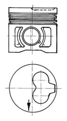 KOLBENSCHMIDT 91386620 Piston