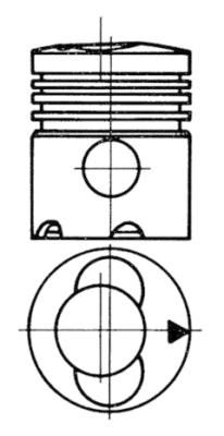 KOLBENSCHMIDT 91395700 Piston