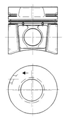 KOLBENSCHMIDT 91620600 Piston
