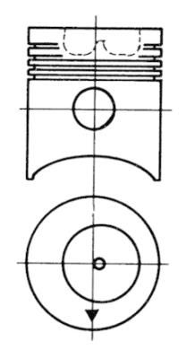 Piston KOLBENSCHMIDT 91753600