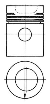 Piston KOLBENSCHMIDT 92085600