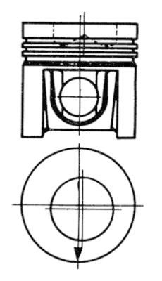 KOLBENSCHMIDT 92951600 Piston