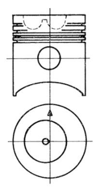 Piston KOLBENSCHMIDT 93061600