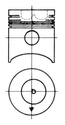 Piston KOLBENSCHMIDT 93063600