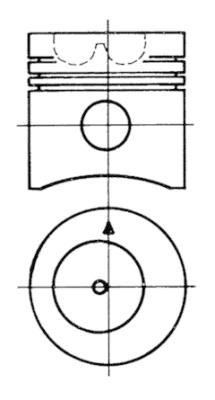 KOLBENSCHMIDT 93069600 Piston