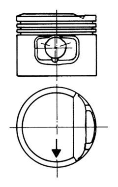 KOLBENSCHMIDT 93117610 Piston