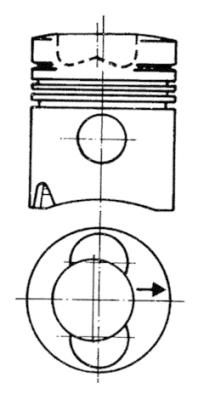 KOLBENSCHMIDT 93280600 Piston