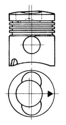 Piston KOLBENSCHMIDT 93315600