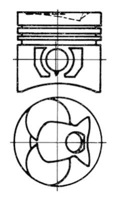 KOLBENSCHMIDT 93444620 Piston