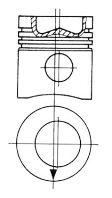 KOLBENSCHMIDT 93445700 Piston