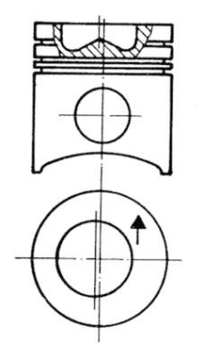 Piston KOLBENSCHMIDT 93759600