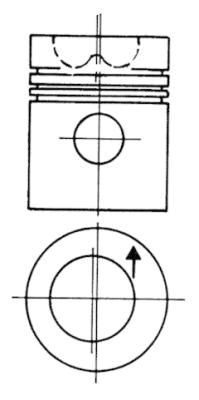 KOLBENSCHMIDT 93793600 Piston