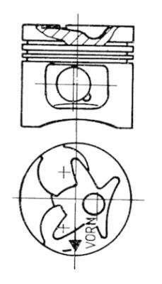 KOLBENSCHMIDT 94330620 Piston