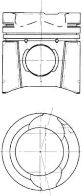 KOLBENSCHMIDT 94394600 Piston