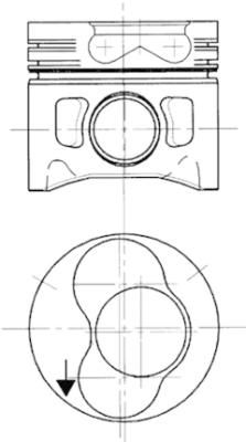 KOLBENSCHMIDT 94427730 Piston