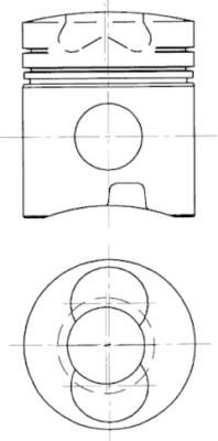 KOLBENSCHMIDT 94486700 Piston
