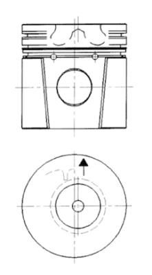 Piston KOLBENSCHMIDT 94502630