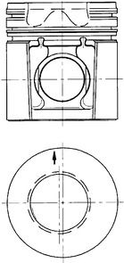 KOLBENSCHMIDT 94543600 Piston