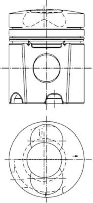 Piston KOLBENSCHMIDT 94653600