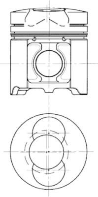 Piston KOLBENSCHMIDT 94654600