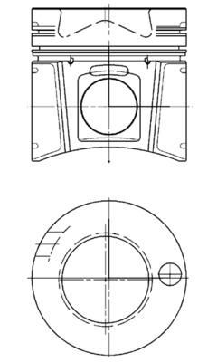 Piston KOLBENSCHMIDT 94681600