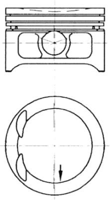 KOLBENSCHMIDT 97363610 Piston