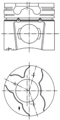 KOLBENSCHMIDT 97412700 Piston