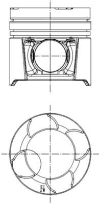 Piston KOLBENSCHMIDT 97458600
