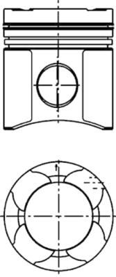KOLBENSCHMIDT 99330600 Piston