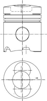 KOLBENSCHMIDT 99342600 Piston